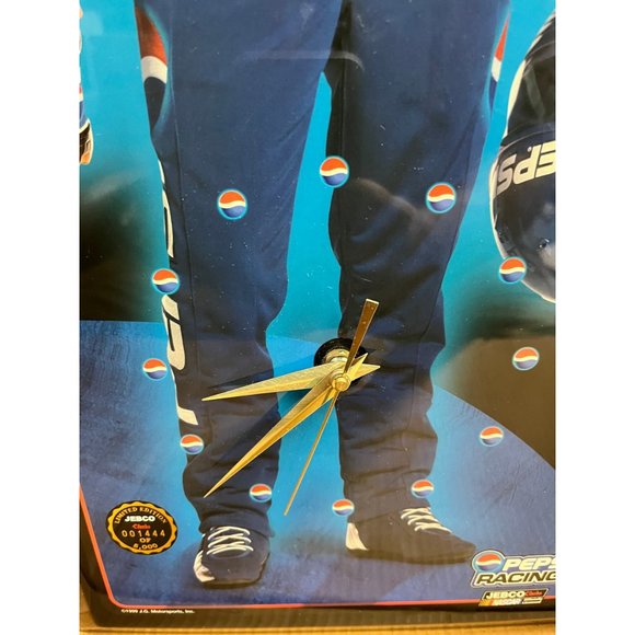 Jeff Gordon Jebco Pepsi Clock #1444 of 5,000 Limited Edition Autographed Clock - Picture 5 of 10